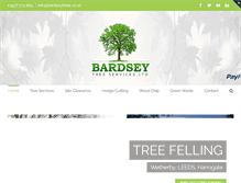 Tablet Screenshot of bardseytrees.co.uk
